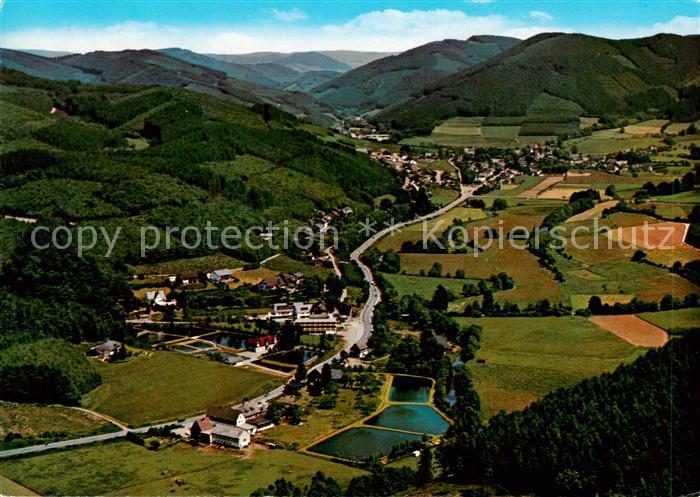 Lennestadt Gleierbrueck und Saalhausen Fliegeraufnahme