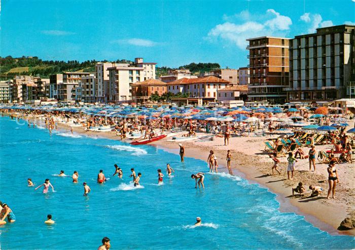 Gabicce Mare IT Strandpartie Hotels