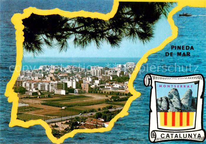 Pineda de Mar ES Fliegeraufnahme