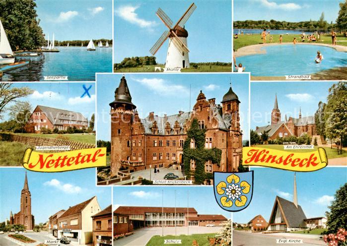 Hinsbeck Seepartie Muehle Strandbad Jugendherberge Schloss Krickenbeck Am Ehrenm