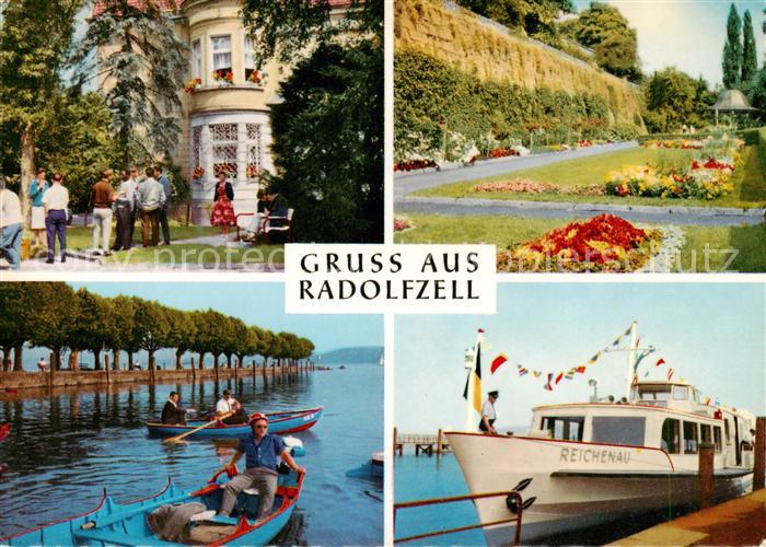 Radolfzell Bodensee Goethehaus Gondelhafen Stadtgarten Kurschiff Insel Reichenau