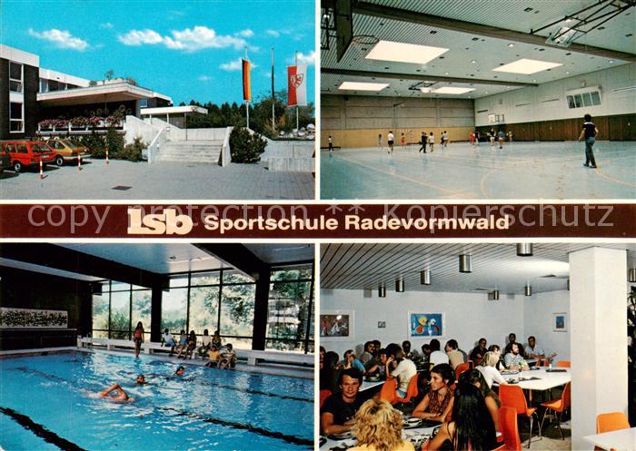 Radevormwald Landessportschule LSB Sporthalle Hallenbad Aufenthaltsraum