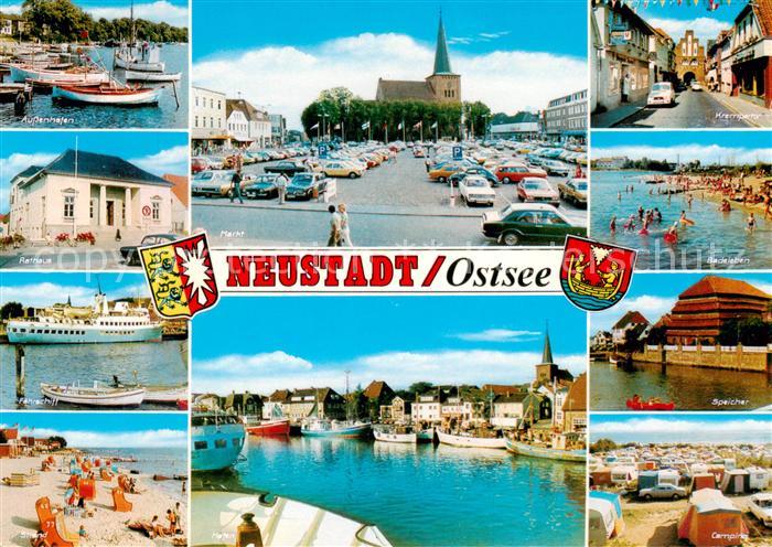 Neustadt Holstein Hafen Rathaus Faehre Strand Markt Kirche Krempertor Speicher C