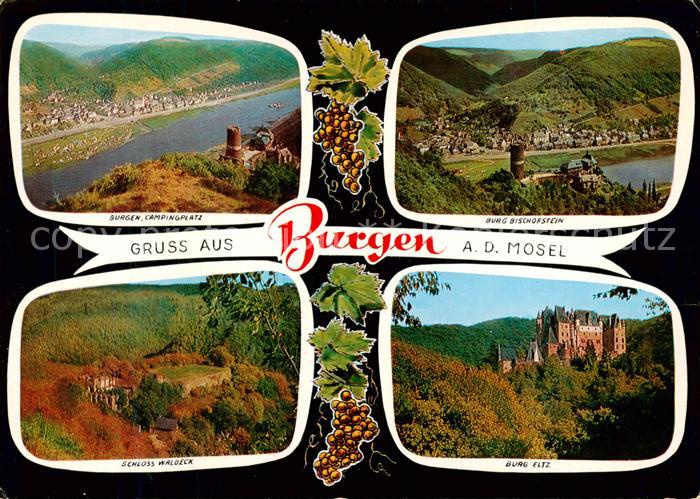 Burgen Mosel Burgen Campingplatz Burg Bischofstein Schloss Waldeck Burg Eltz
