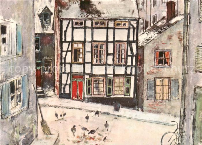 Essen  Ruhr Serie Das Ruhrgebiet 12 Bildkarten Aral Nr. 12 Strassenszenerie Stad