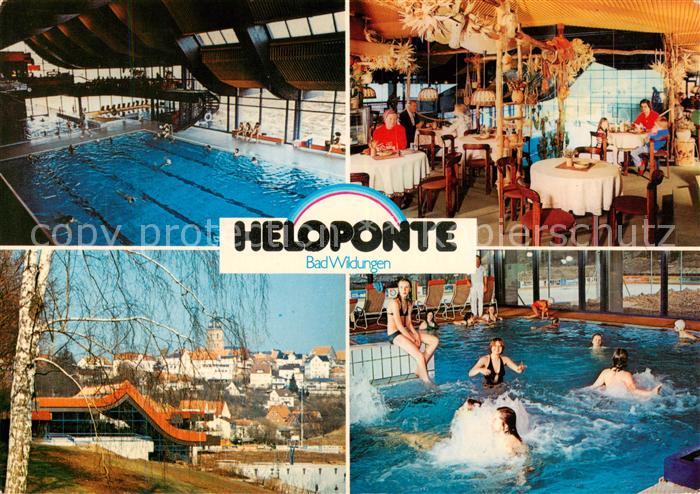 Bad Wildungen Heloponte Restaurant Freizeitbad Ortsansicht