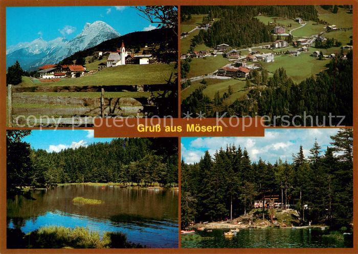 Moesern Moeserer See mit Wirtshaus