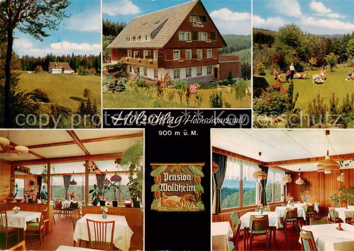 Holzschlag Bonndorf Pension Waldheim Gastraum Landschaft Schwarzwald
