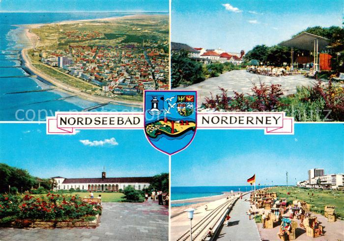 Norderney Nordseebad Fliegeraufnahme Konzertpavillon Strand