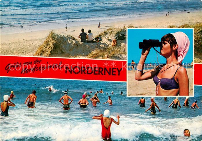 Norderney Nordseebad Strand Badeleben