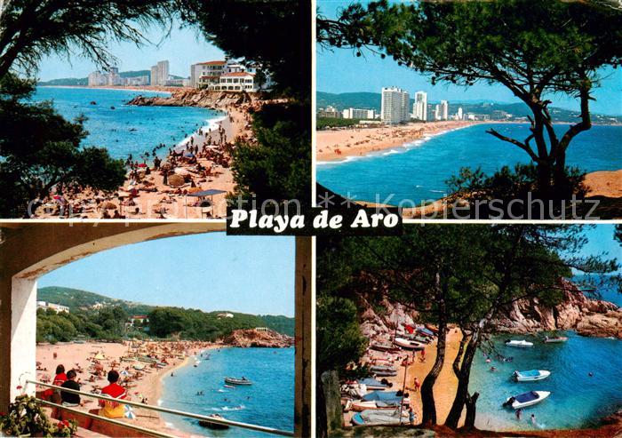 Playa de Aro Cataluna ES Kuestenpanorama Strand Bucht