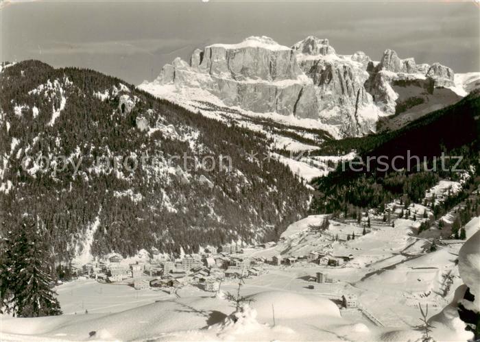 Canazei Trento IT Panorama Val di Fassa Gruppo Sella Dolomiten