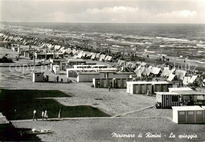 Miramare di Rimini  La spiaggia