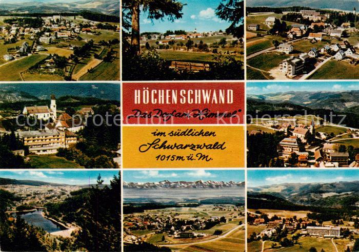 Hoechenschwand Schwarzwald BW Orts und Teilansichten