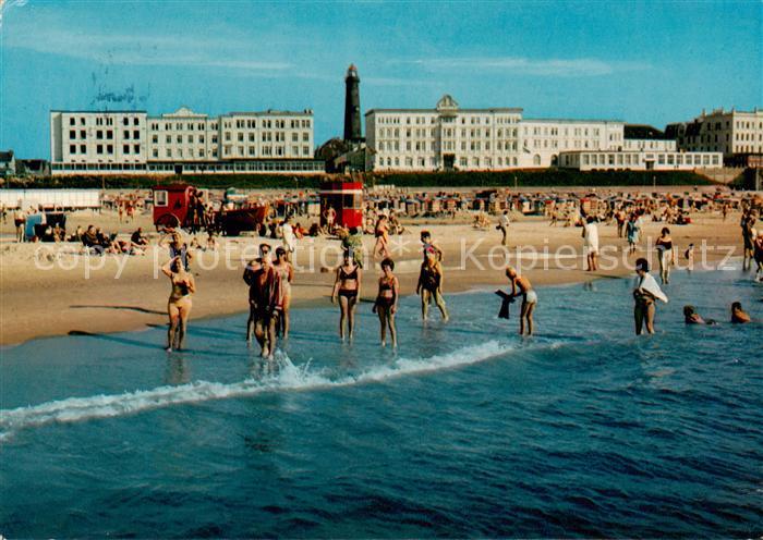 Borkum Nordseeheilbad Strandpartie