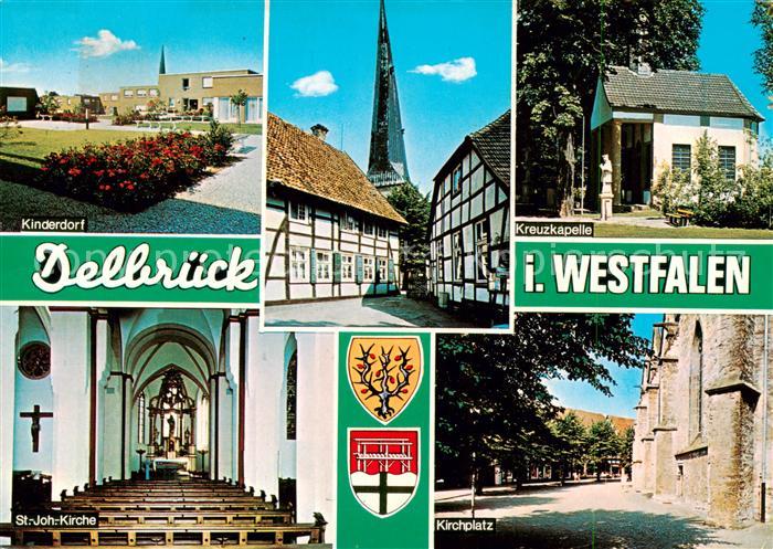 Delbrueck Kinderdorf Kreuzkapelle St Johann Kirche Kirchplatz