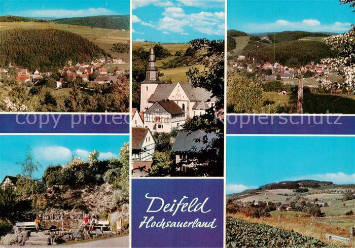 Deifeld Medebach Fliegeraufnahmen Kirche Park Panorama