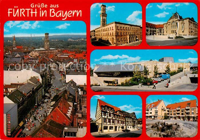 Fuerth Bayern Panorama Teilansichten