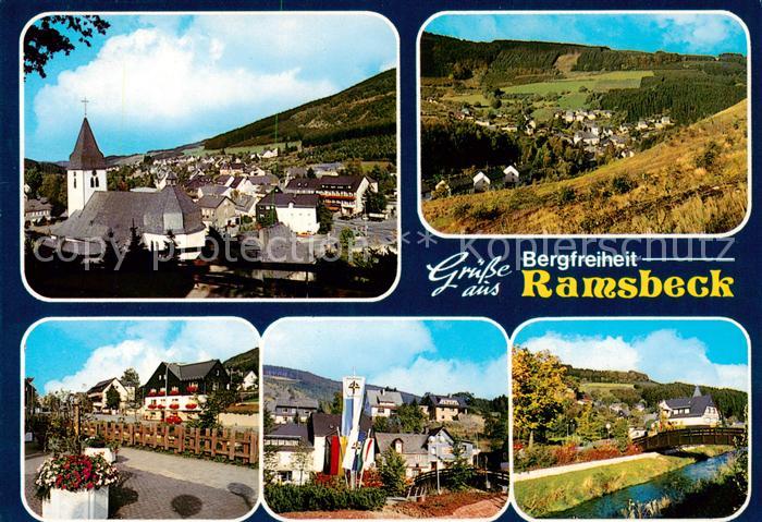 Ramsbeck Panorama Ortspartien