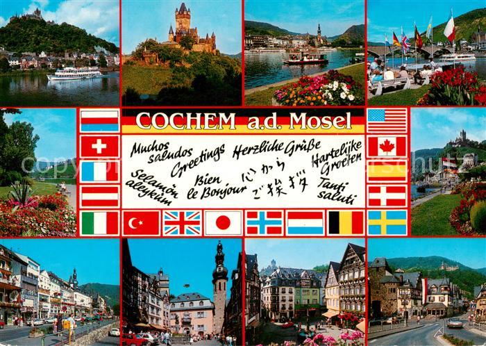 Cochem Kochem Mosel Moselpartien Orts und Teilansichten