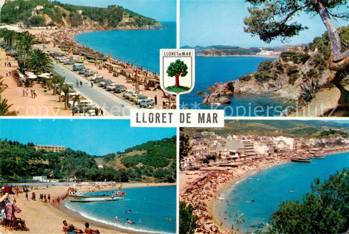 Lloret de Mar Strandpartien Teilansichten