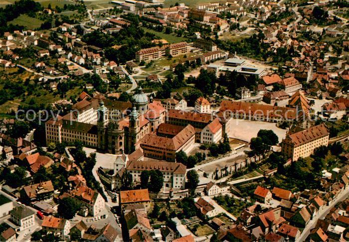 Weingarten Wuerttemberg Benediktiner Abtei Fliegeraufnahme