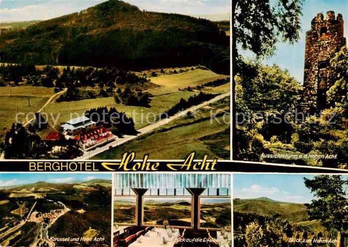 Adenau Ahrweiler Rheinland-Pfalz Berghotel Hohe Acht Aussichtsturm Karussell Eif