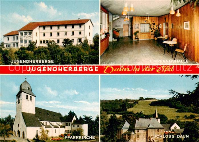 Daun Eifel Jugendherberge Empfangshalle Pfarrkirche Schloss Daun