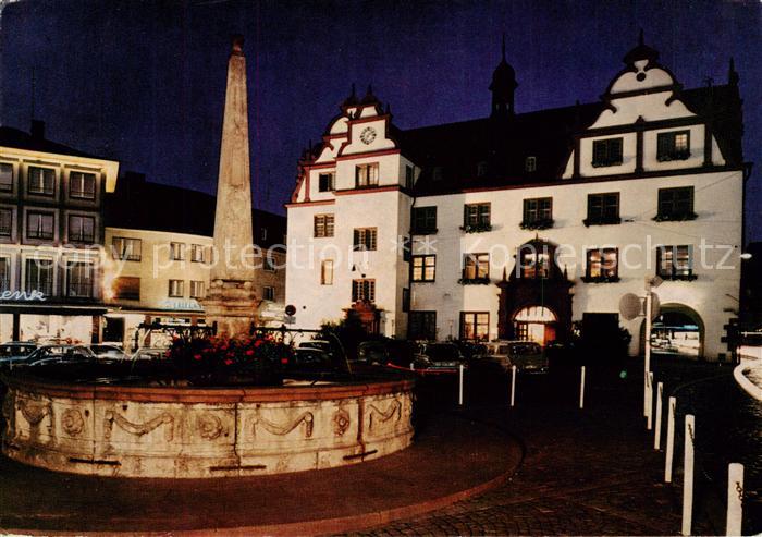 Darmstadt Rathaus und Marktbunnen