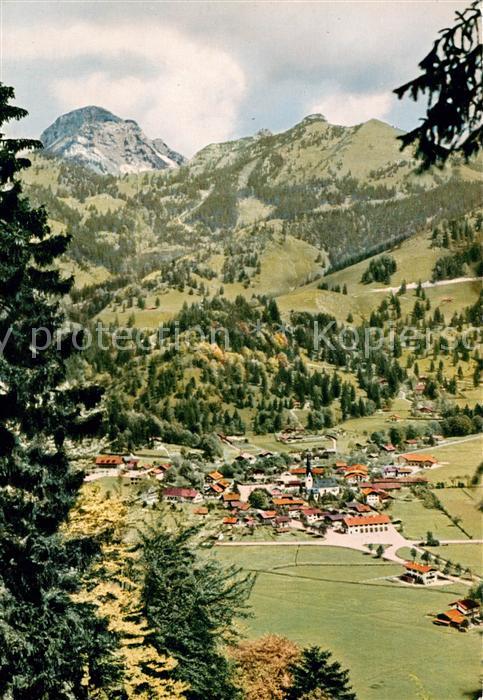 Bayrischzell mit Wendelstein und Tagwandkopf