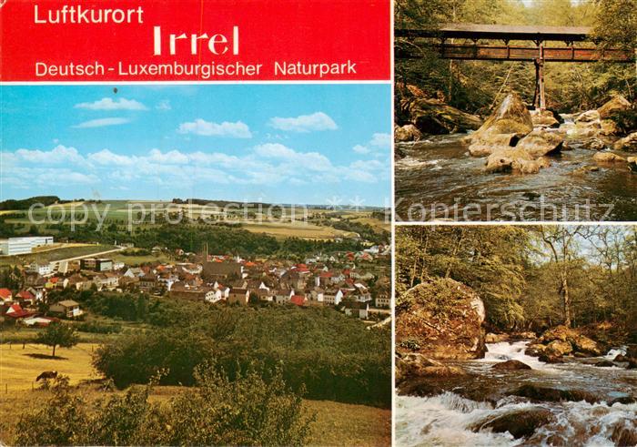 Irrel Deutsch Luxemburgischer Naturpark mit Wanderbruecke und den Wasserfaellen