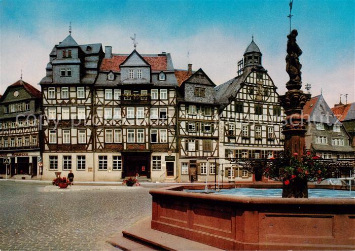Butzbach Marktplatz Brunnen