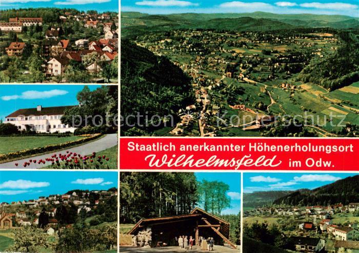 Wilhelmsfeld Fliegeraufnahme Panorama Teilansichten