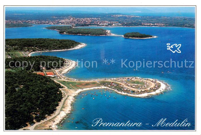 Medulin Istria Croatia Prematura Fliegeraufnahme