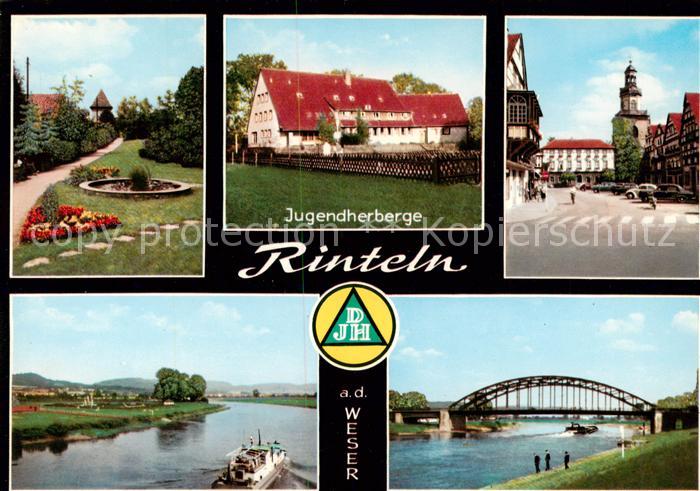 Rinteln Weser Jugendherberge Rinteln Hauptstrasse Weserpartien