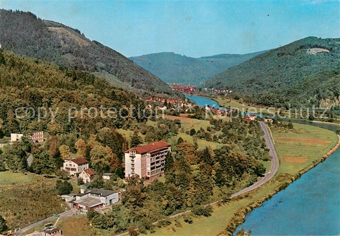 Rockenau und Eberbach am Neckar Fliegeraufnahme