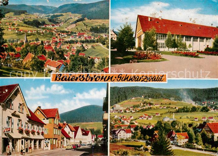 Baiersbronn Schwarzwald Panorama Ortspartie Teilansichten