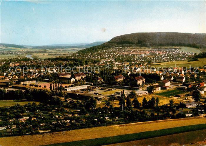 Hoexter Weser Blick von der Weserberglandklinik