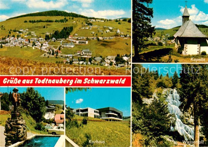 Todtnauberg Schwarzwald BW Fliegeraufnahme Kapelle Brunnen Kurhaus Wasserfall