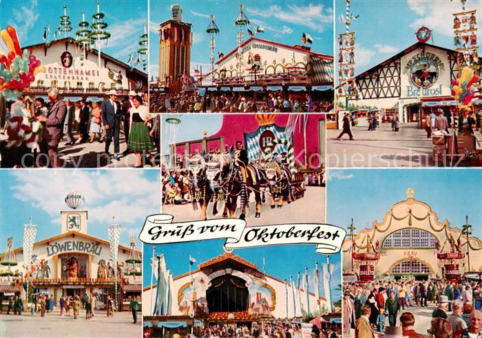 Muenchen Bayern Oktoberfest Teilansichten