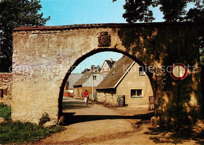 Olbernhau Erzgebirge Saigerhuette Gruenthal Osttor mit Bastion