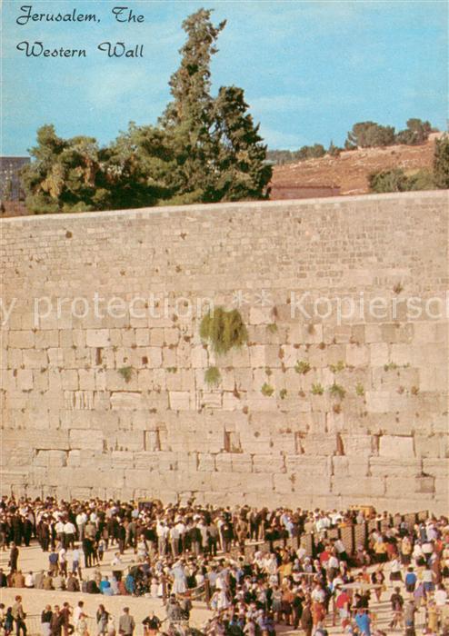 Jerusalem Yerushalayim The Western Wall
