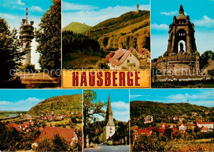 Hausberge Porta Westfalica Fernsehturm Kaiser Wilhelm Denkmal