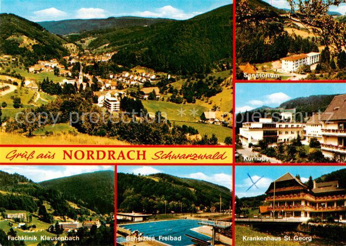 Nordrach Sanatorium Kurhaus Fachklinik Klausenbach Freibad Krankenhaus St Georg