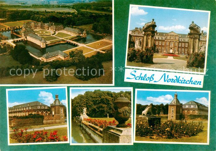 Nordkirchen Fliegeraufnahme Schloss Nordkirchen Teilansichten