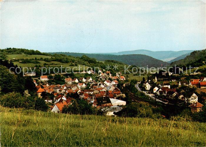 Heigenbruecken Panorama mit Lohrtalblick