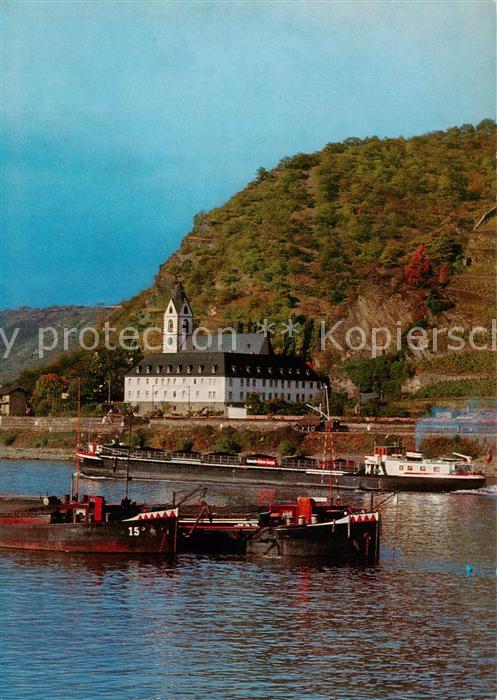 Bornhofen Kamp Rhein Kloster Rheinschiffahrt
