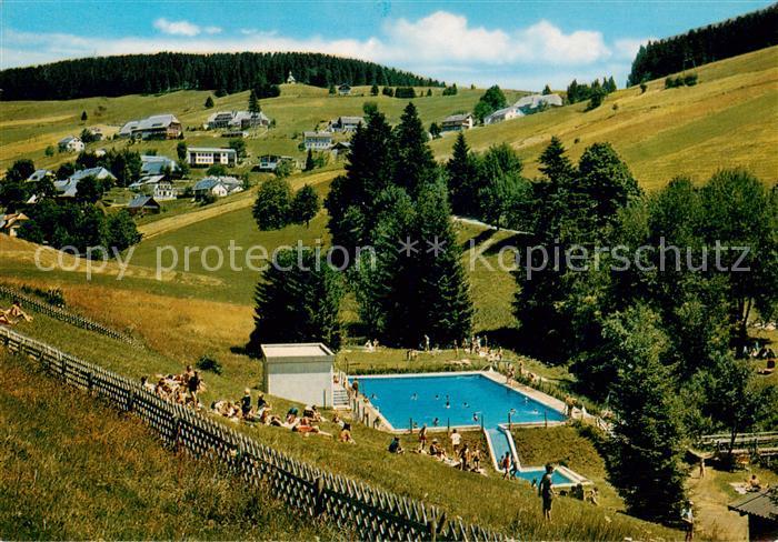 Todtnauberg Schwarzwald BW Panorama mit Schwimmbad