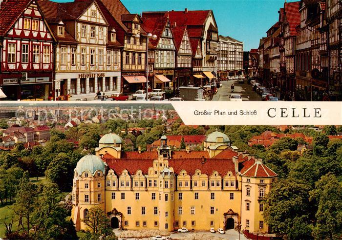 Celle  Niedersachsen Grosser Plan und Schloss