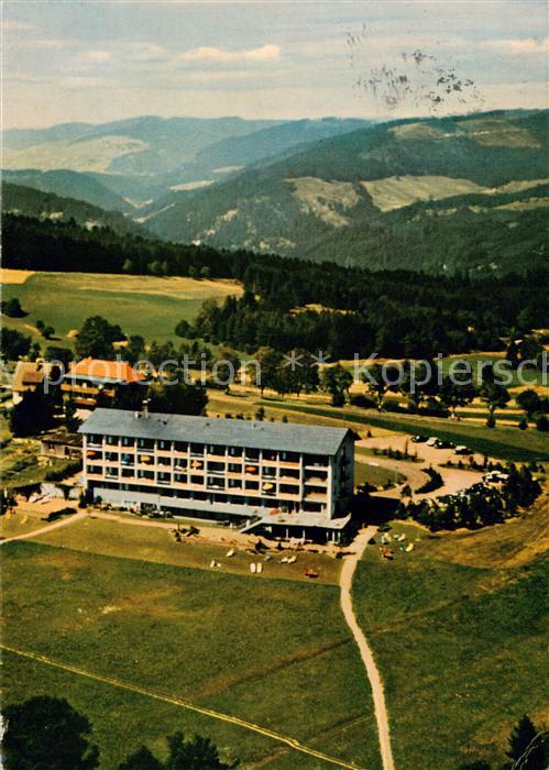 Hoechenschwand Schwarzwald BW Schwarzwald Hoehensanatorium Fliegeraufnahme